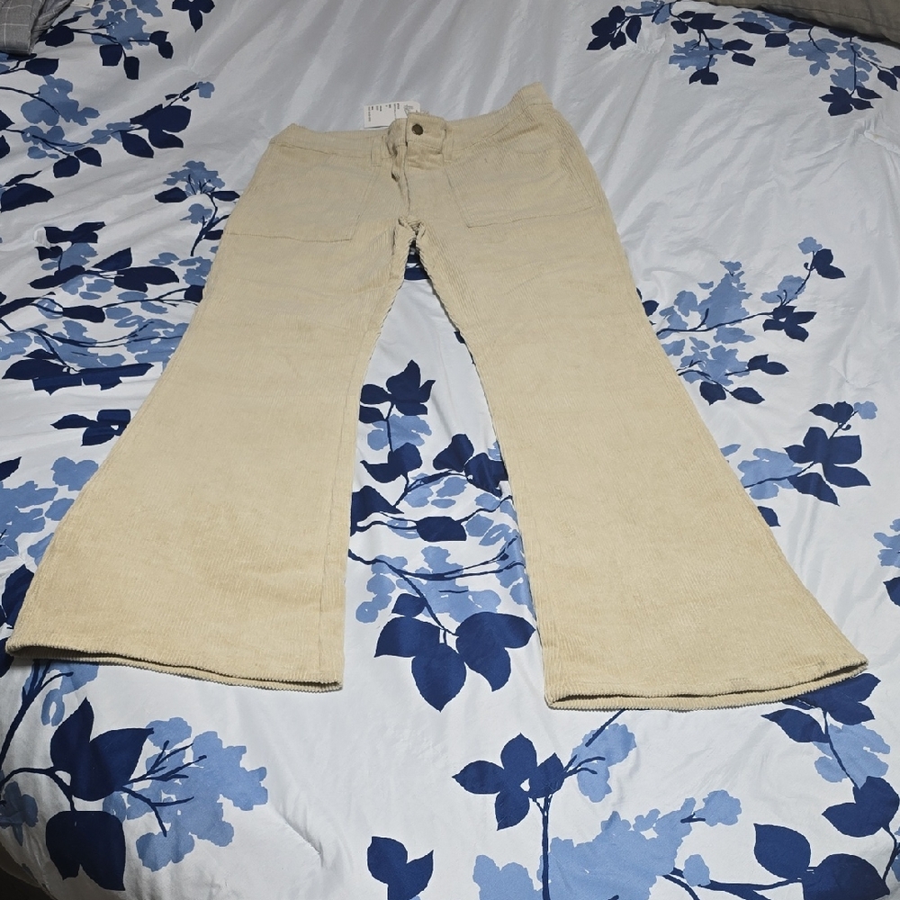 Classic Beige Corduroy Pants for Men